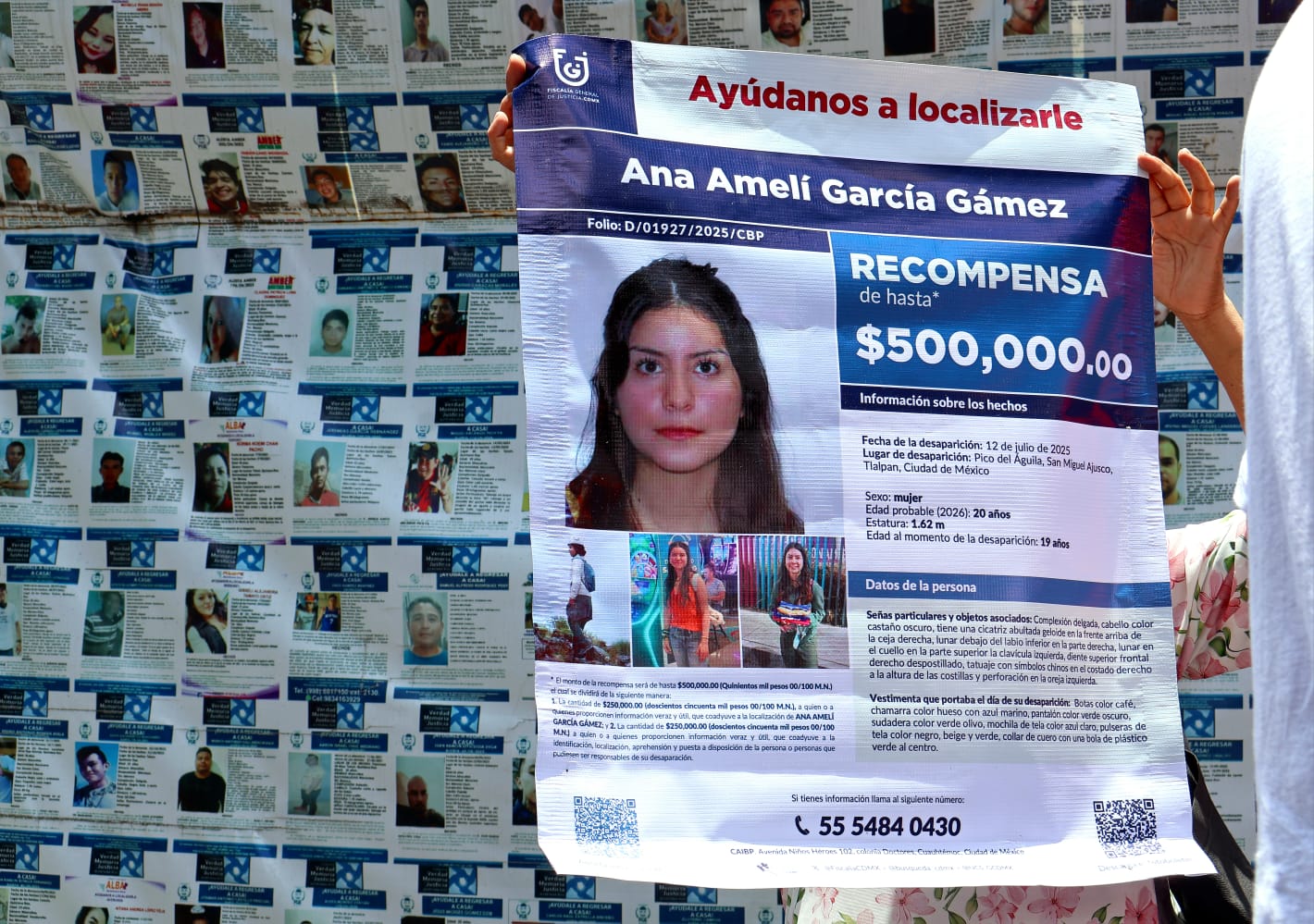 A 365 días sin Ana Amelí, familiares exigen a Sheinbaum localizar a los más de 135 mil desaparecidos