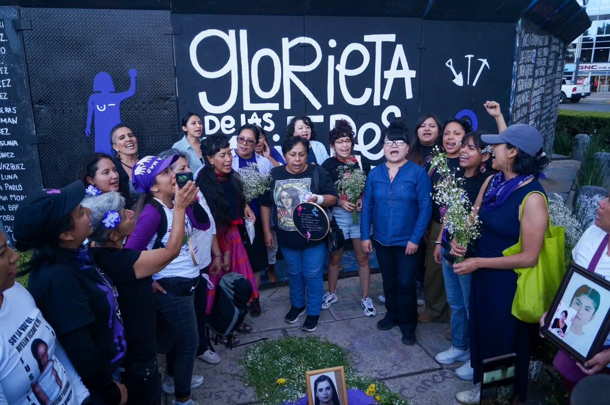 A cinco años, mujeres reivindican la Glorieta de las Mujeres que Luchan como espacio de memoria y resistencia