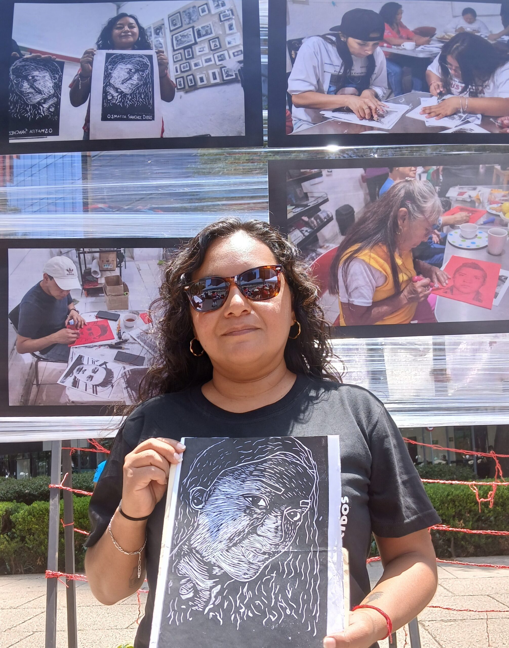 Grabados contra el olvido y como trinchera de exigencia por la aparición con vida de lxs desaparecidxs