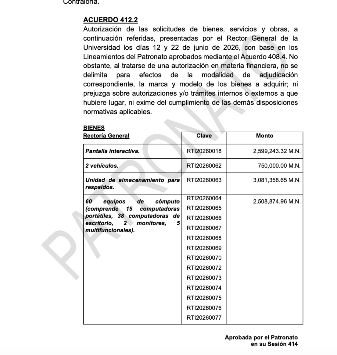 Mientras estudiantes en paro exigen baños, comedor y biblioteca, el Patronato de la UAM aprobó 6.2 millones para autos de funcionarios